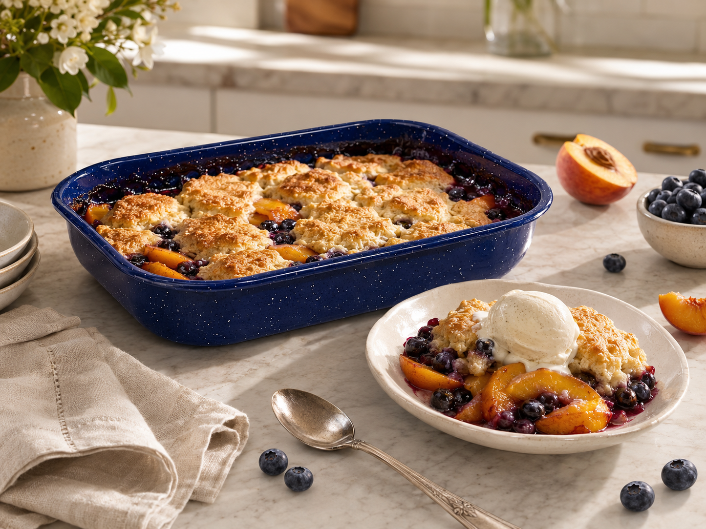 13/15/17 Inch 3pcs Enamel Baking Pan Set Rectangular Roasting Tray Deep Oven Bakeware Carbon Steel Enamelware